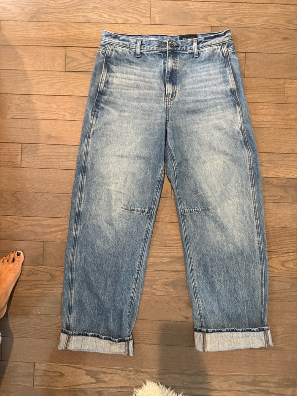 Agolde Light Blue Barrel Jeans